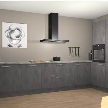 Beton Antraciet keuken Khao Lak 74484