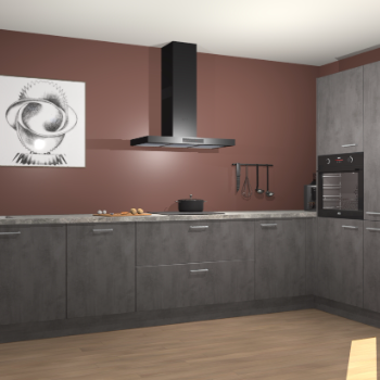 Beton Antraciet keuken Khao Lak 74485