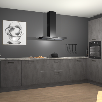 Beton Antraciet keuken Khao Lak 74488