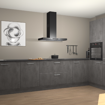 Beton Antraciet keuken Khao Lak 74502