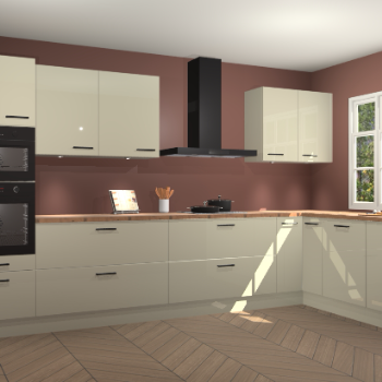 Magnolia hoogglans keuken Graz 72289