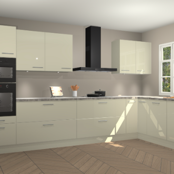 Magnolia hoogglans keuken Graz 72390