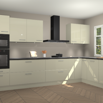 Magnolia hoogglans keuken Graz 72446