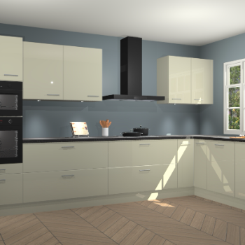 Magnolia hoogglans keuken Graz 72447