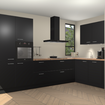 Zwarte keuken Vlaanderen 48612