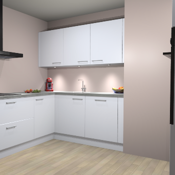 Sneeuwwitte keuken Noorwegen 42567