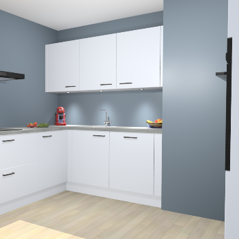 Sneeuwwitte keuken Noorwegen 42572