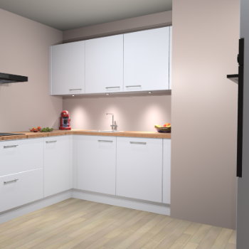 Sneeuwwitte keuken Noorwegen 42684