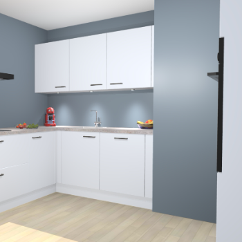 Sneeuwwitte keuken Noorwegen 47244