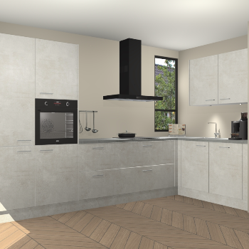 Beton Opal keuken Vlaanderen 48661