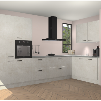 Beton Opal keuken Vlaanderen 48666