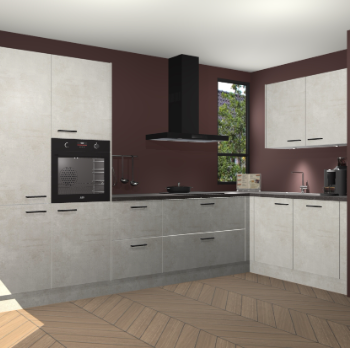 Beton Opal keuken Vlaanderen 48670