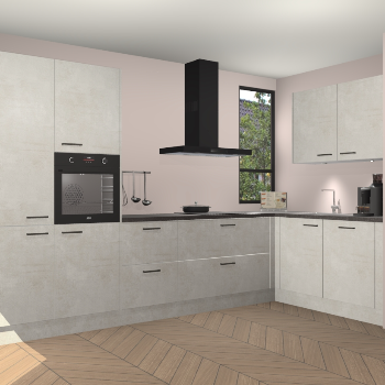 Beton Opal keuken Vlaanderen 48671