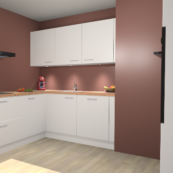 Zijdegrijze keuken Noorwegen 47327