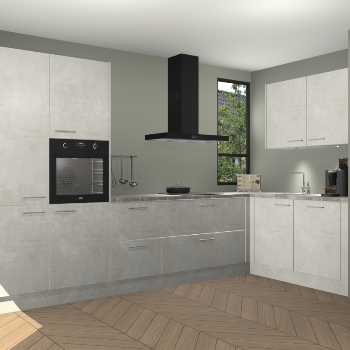 Beton Opal keuken Vlaanderen 48674 