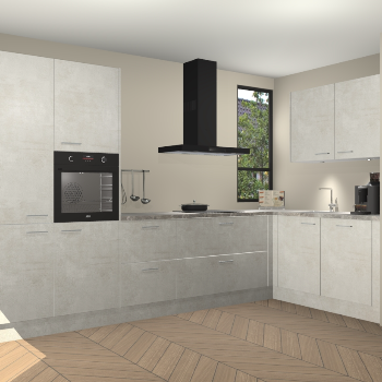 Beton Opal keuken Vlaanderen 48675