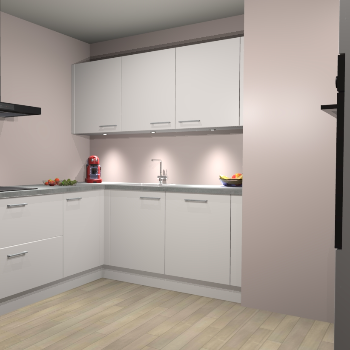 Zijdegrijze keuken Noorwegen 47387