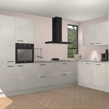 Beton Opal keuken Vlaanderen 48678