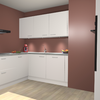 Zijdegrijze keuken Noorwegen 47392