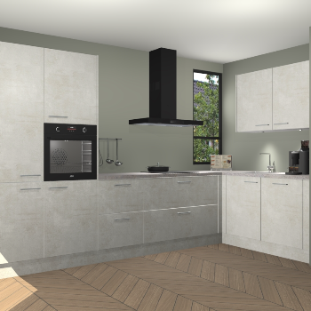 Beton Opal keuken Vlaanderen 48680