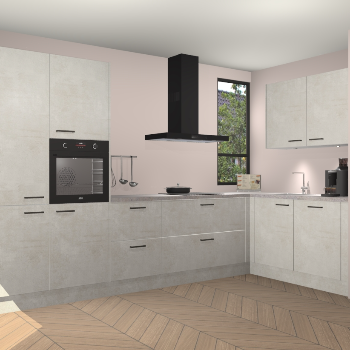 Beton Opal keuken Vlaanderen 48684