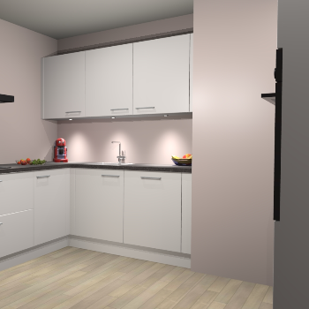 Zijdegrijze keuken Noorwegen 47388