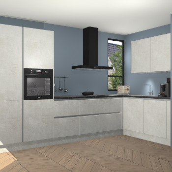 Beton Opal greeploze keuken Vlaanderen 48705