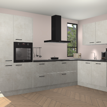 Beton Opal keuken Vlaanderen 48707