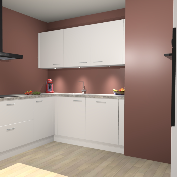 Zijdegrijze keuken Noorwegen 47394