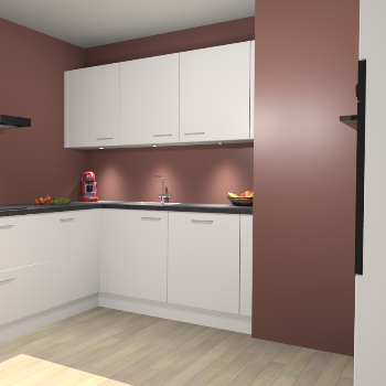 Zijdegrijze keuken Noorwegen 47397