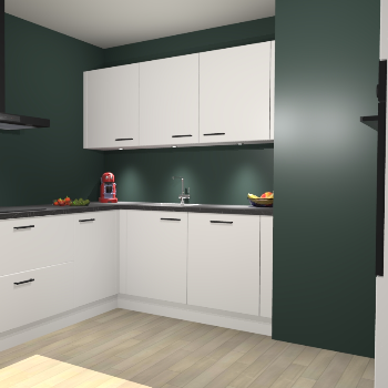 Zijdegrijze keuken Noorwegen 47407