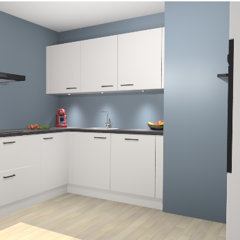 Zijdegrijze keuken Noorwegen 47413