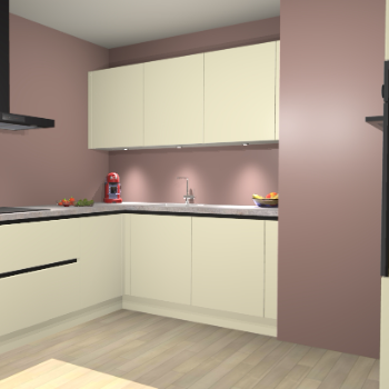 Magnolia greeploze keuken Noorwegen 47651