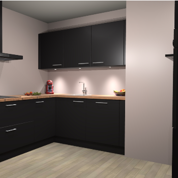 Zwarte keuken Noorwegen 47464