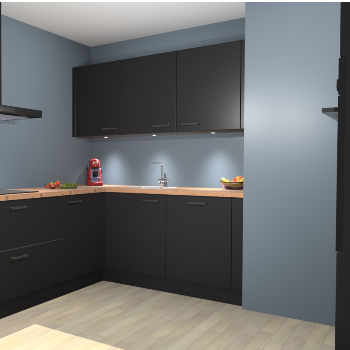 Zwarte keuken Noorwegen 47473