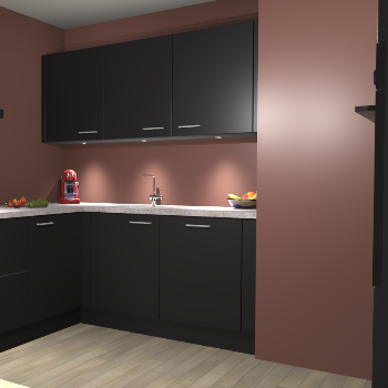 Zwarte keuken Noorwegen 47772