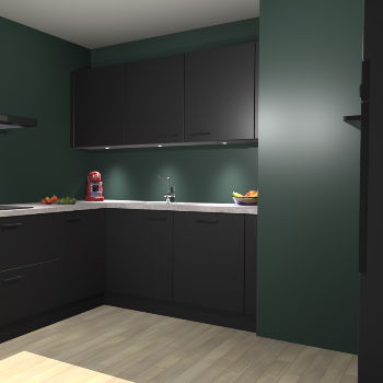 Zwarte keuken Noorwegen 47781