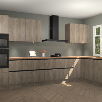 Cantaro eiken greeploze keuken Graz 74059