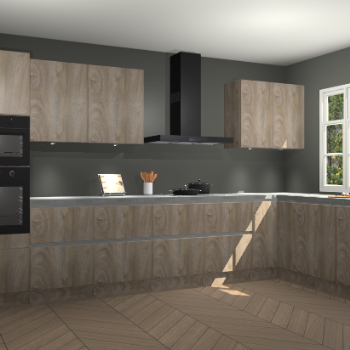 Cantaro eiken greeploze keuken Graz 74062