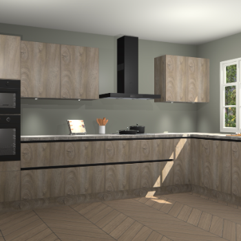 Cantaro eiken greeploze keuken Graz 74127