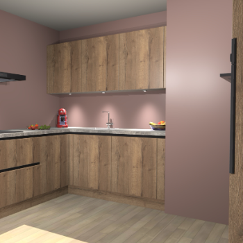 Chocolade Eiken greeploze keuken Noorwegen 45157