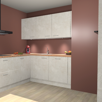 Beton Opal keuken Noorwegen 45109