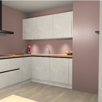 Beton Opal greeploze keuken Noorwegen 45118