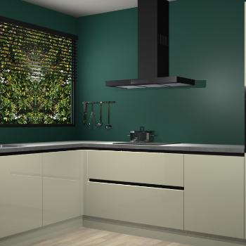 Magnolia hoogglans greeploze keuken Rhodos 55446