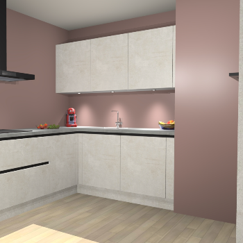 Beton Opal greeploze keuken Noorwegen 45530