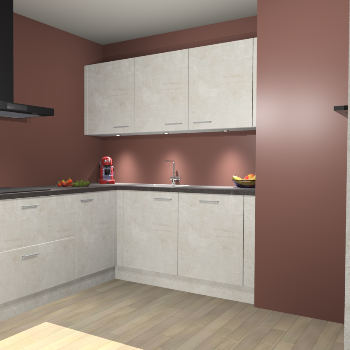 Beton Opal keuken Noorwegen 45510