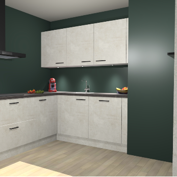 Beton Opal keuken Noorwegen 45520