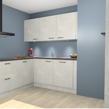 Beton Opal keuken Noorwegen 45525