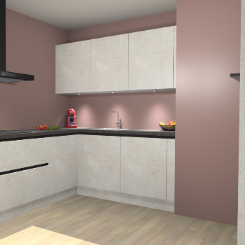 Beton Opal greeploze keuken Noorwegen 45531