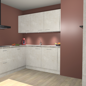 Beton Opal keuken Noorwegen 45511